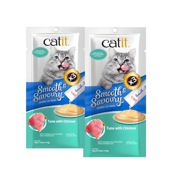 Catit Smooth & Savoury, Chicken & Tuna