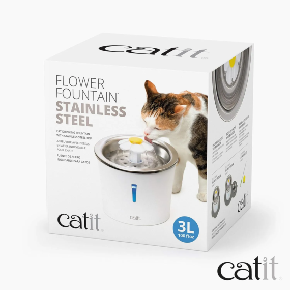 Catit Flower Fountain Stainless Steel - Image 9