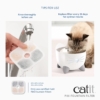 Catit PIXI Cat Drinking Fountain Filter, Replacement Triple Action Water Filter, 3-Pack - Image 2