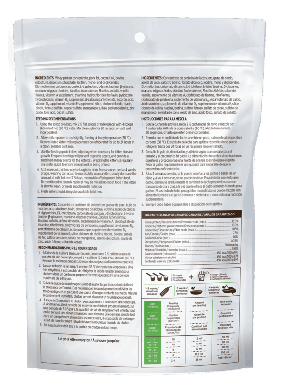 Nutrience Kitten Milk Replacer 340g - Image 2
