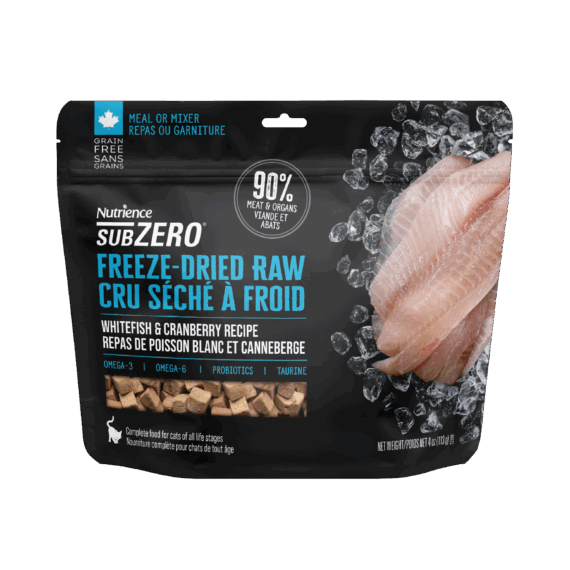 Freeze-Dried Raw Whitefish & Cranberry Cat Food 113g