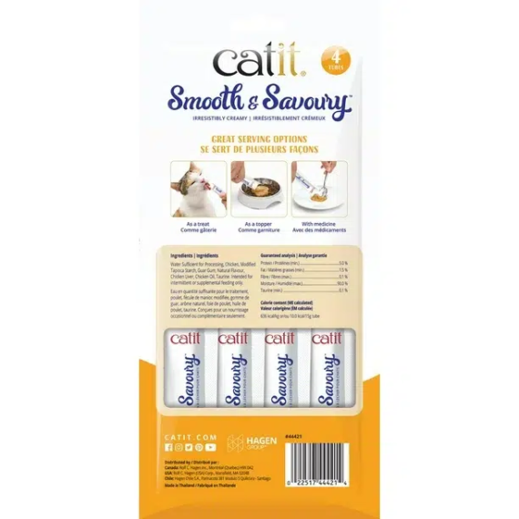 Catit Smooth & Savoury, Chicken with Liver  (4x15g per pack) - Image 2