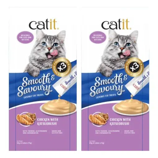 Catit Smooth & Savoury, Chicken with katsuobushi (2 pack)