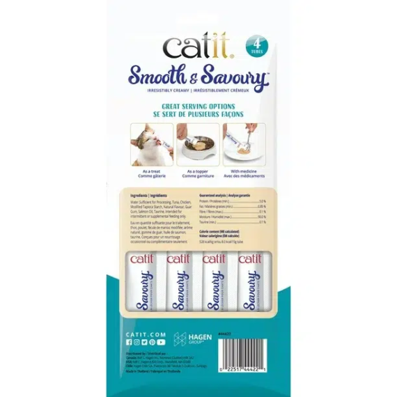 Catit Smooth & Savoury, Chicken & Tuna  (4x15g per pack) - Image 2