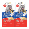 Catit Smooth & Savoury, Salmon with tuna & crab Pack of 2