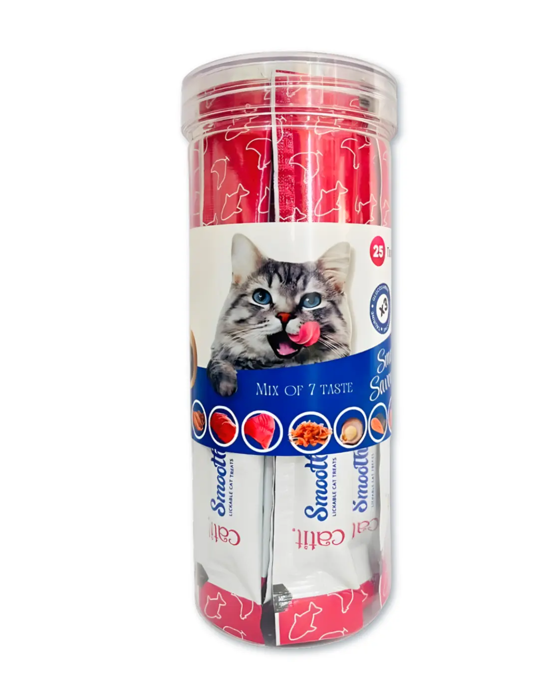 25 tube cat treats