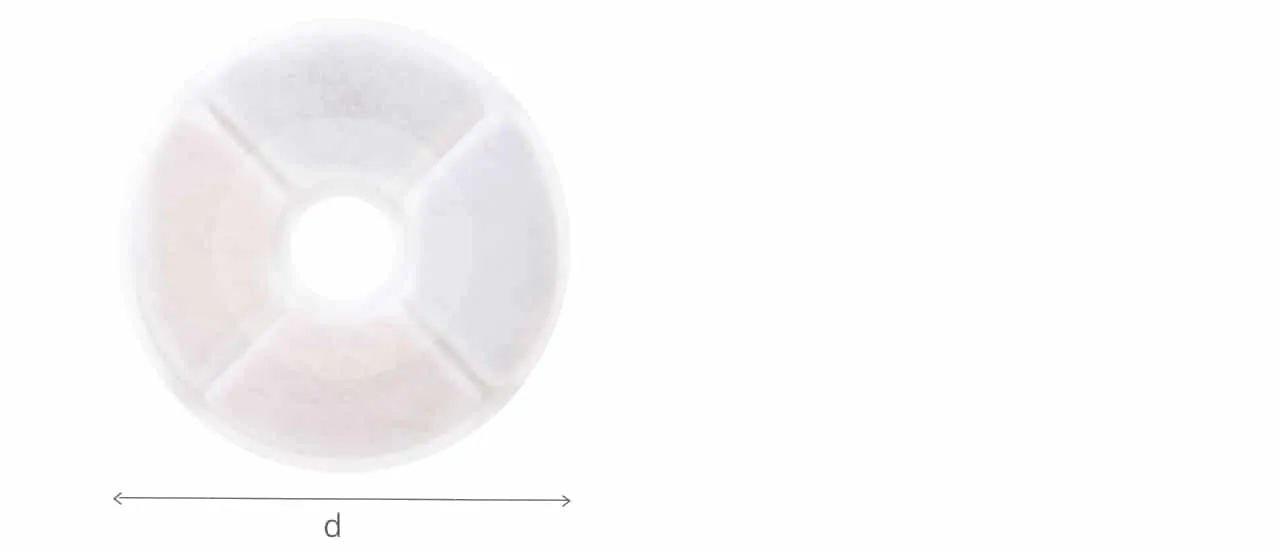 Catit Flower Fountain Triple Action Filter Pad - Image 3