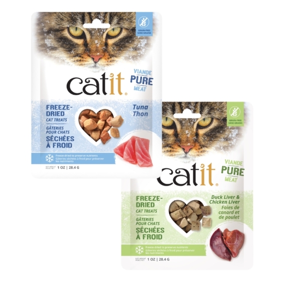 Catit Tuna & Duck Liver Freeze-Dried Cat Treats Combo – 2 x 28.4g